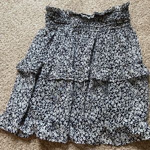 floral skirt
